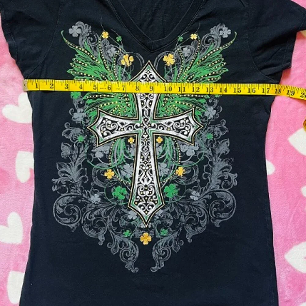 st patrick's cross shirt size L - Picture 3 of 5